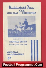 Huddersfield Town v Sheffield United 1956