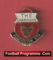 Manchester United Vintage Football Badge Man Utd Badge 1970s