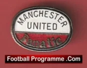 Manchester United Vintage Football Badge Man Utd Badge 1960s