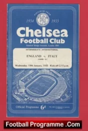 England v Italy 1955 – Duncan Edwards at Chelsea