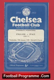England v Italy 1955 – Duncan Edwards at Chelsea