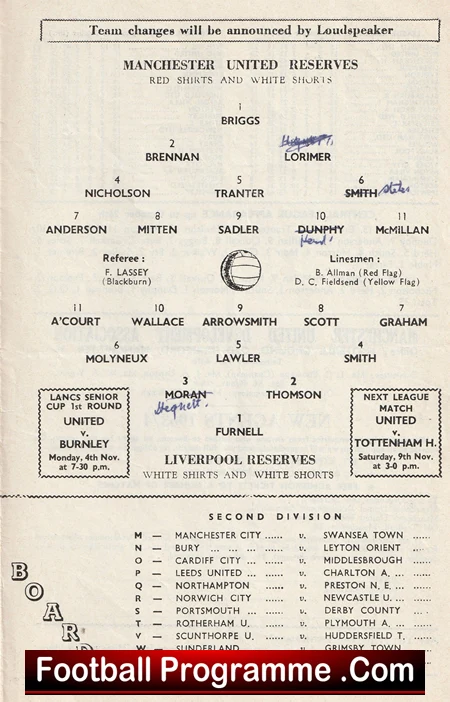 Manchester United v Liverpool 1963 - Reserves Match - Image 3