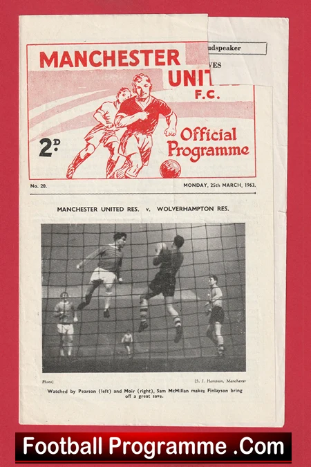 Manchester United v Manchester City 1963 - Man Utd Reserve Match - Image 2