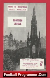 Heart Of Midlothian v Dunfermline Athletic 1966 Sir Alex Ferguson