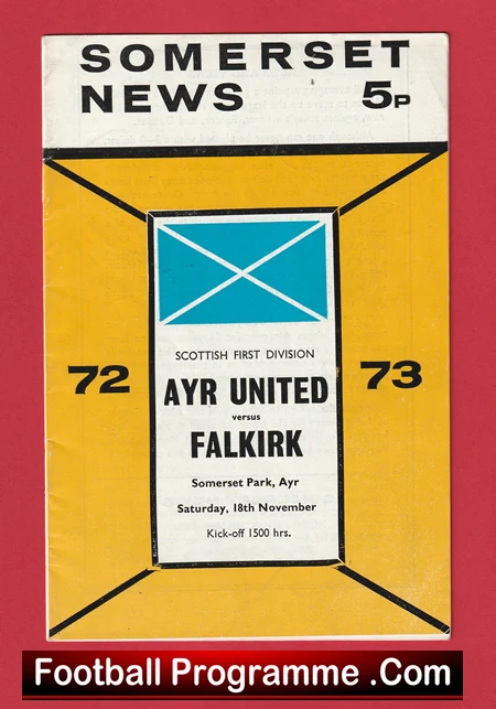 Ayr United v Falkirk 1972 - Alex Ferguson - Image 2