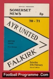 Ayr United v Falkirk 1971