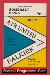 Ayr United v Falkirk 1971