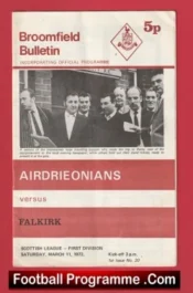 Airdrieonians Airdre v Falkirk 1972 – Alex Ferguson