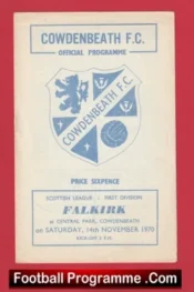 Cowdenbeath v Falkirk 1970 – Alex Ferguson