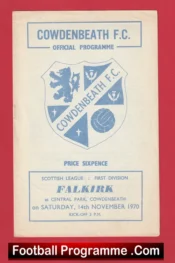 Cowdenbeath v Falkirk 1970 – Alex Ferguson