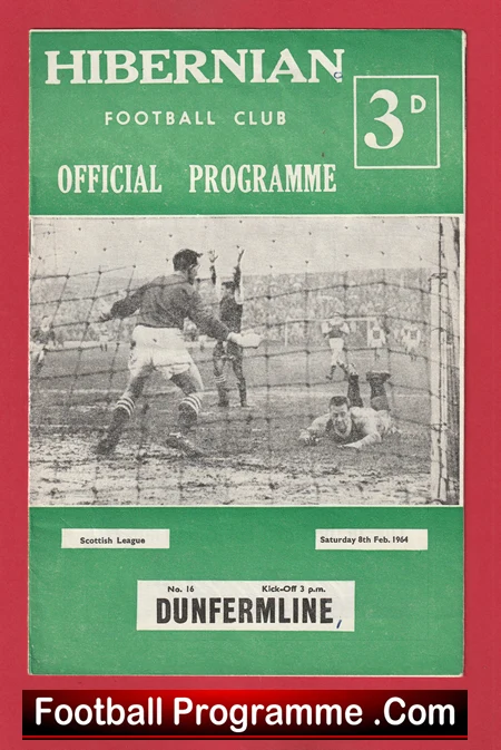 Hibernian Hibs v Dunfermline Athletic 1964 - Image 2