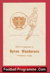 Byron Wanderers v Harefield United 1964 – Partenon League