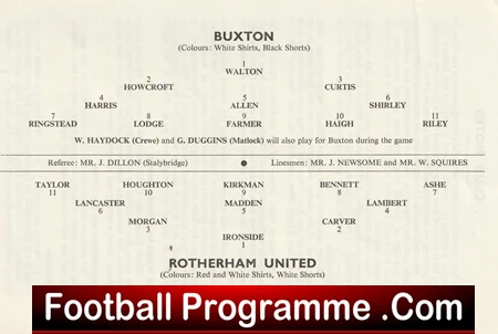 Bobby Walton Testimonial Benefit Match Buxton FC 1963 - Image 3