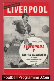 Liverpool v Bolton Wanderers 1964
