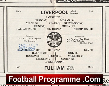 Liverpool v Fulham 1963 - Image 3