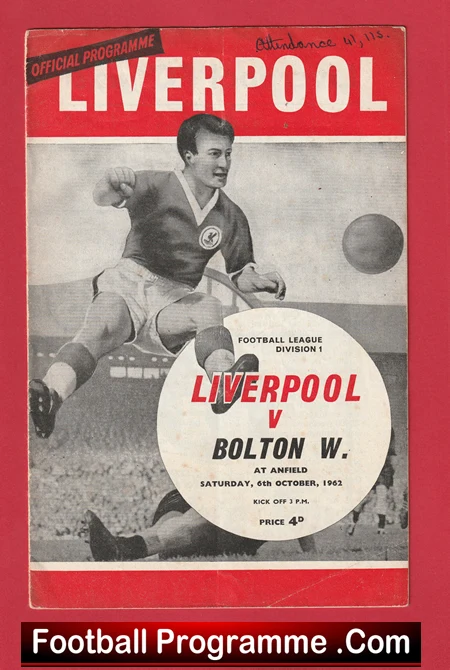 Liverpool v Bolton Wanderers 1962 - Image 2