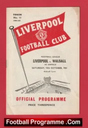 Liverpool v Walsall 1961