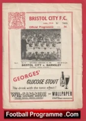 Bristol City v Barnsley 1956