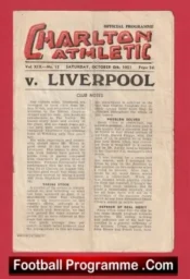 Charlton Athletic v Liverpool 1951