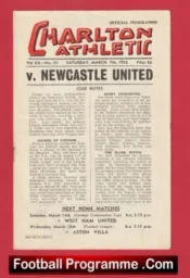 Charlton Athletic v Newcastle United 1953
