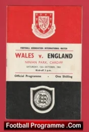 Wales v England 1963