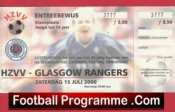 HZVV v Glasgow Rangers 2000 – Football Ticket Holland