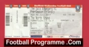 Sheffield Wednesday v Glasgow Rangers 2017 – Football Ticket