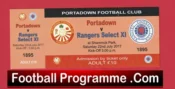 Portadown v Glasgow Rangers 2017 – Football Ticket