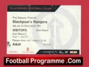 Blackpool v Glasgow Rangers 2022 – Football Ticket