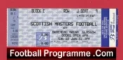 Scottish Masters Football Ticket Braehead Arena Glasgow