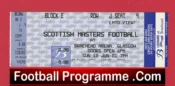 Scottish Masters Football Ticket Braehead Arena Glasgow