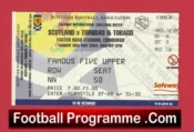 Scotland v Trinidad & Tobago 2004 – Football Ticket