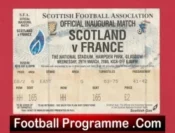 Scotland v France 2000 – Football Ticket