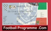 Scotland v Italy 2005 – Football Ticket