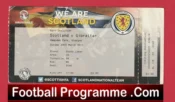 Scotland v Gibraltar 2015 – Football Ticket