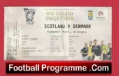 Scotland v Denmark 2011 – Football Ticket