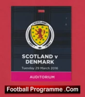 Scotland v Denmark 2016 – Football VIP Ticket