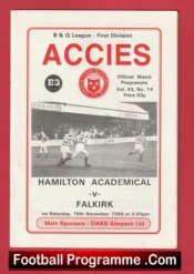 Hamilton Academical v Falkirk 1989 – Scotland