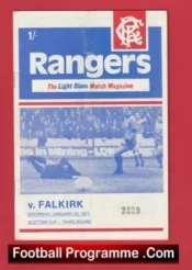 Glasgow Rangers v Falkirk 1971 – Alex Ferguson Player
