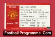 Manchester United v Leeds United 1999 – Football Ticket