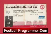 Manchester United v Borussia Dortmund 1997 – Football Ticket Semi Final
