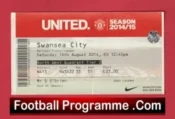 Manchester United v Swansea City 2014 – Football Ticket