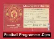 Manchester United v European X1 1998 Munich Testimonial Beckham + Cantona