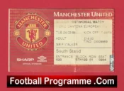 Manchester United v European X1 1998 Munich Testimonial Beckham + Cantona