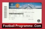 Manchester United v VFL Wolfsburg 2015 – Football Ticket