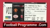Manchester United – Vodafone Tournament Man Utd 2004 Ticket Pre Season Day 1