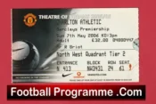 Manchester United v Charlton Athletic 2006 – Football Ticket