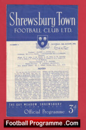 Shrewsbury Town v Exeter City 1952 – 1950s