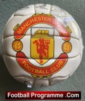 Manchester United Multi Signed Football Ball 1990s Ferguson Cantona Beckham
