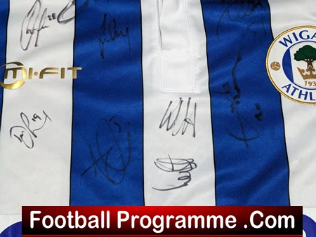 Wigan Athletic Multi Signed Autographed Football Shirt 2014 2015 - Image 7